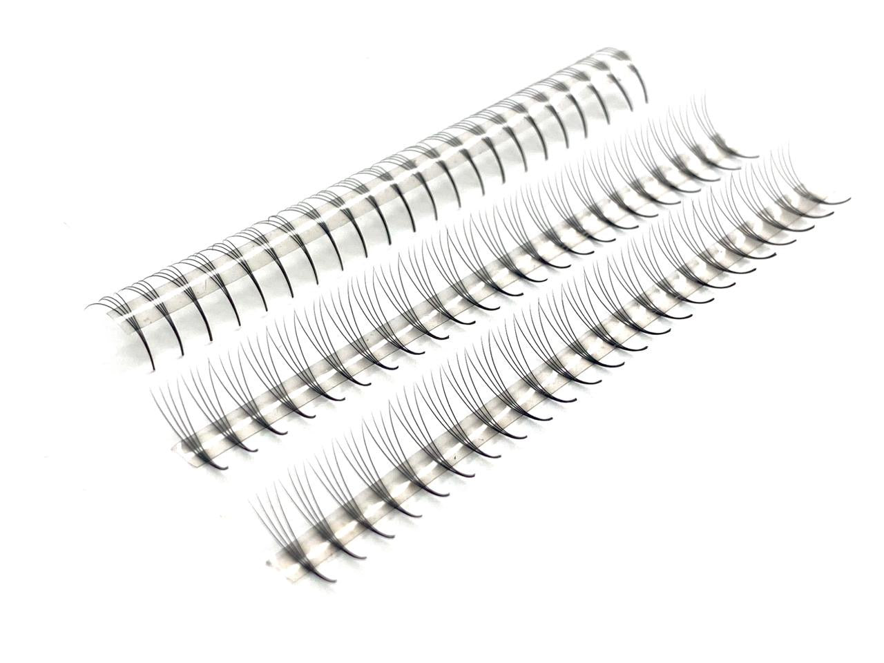 4D, RJ Speed Strips, Gemengde Lengte 8mm-14mm (800 Fans) D Krul