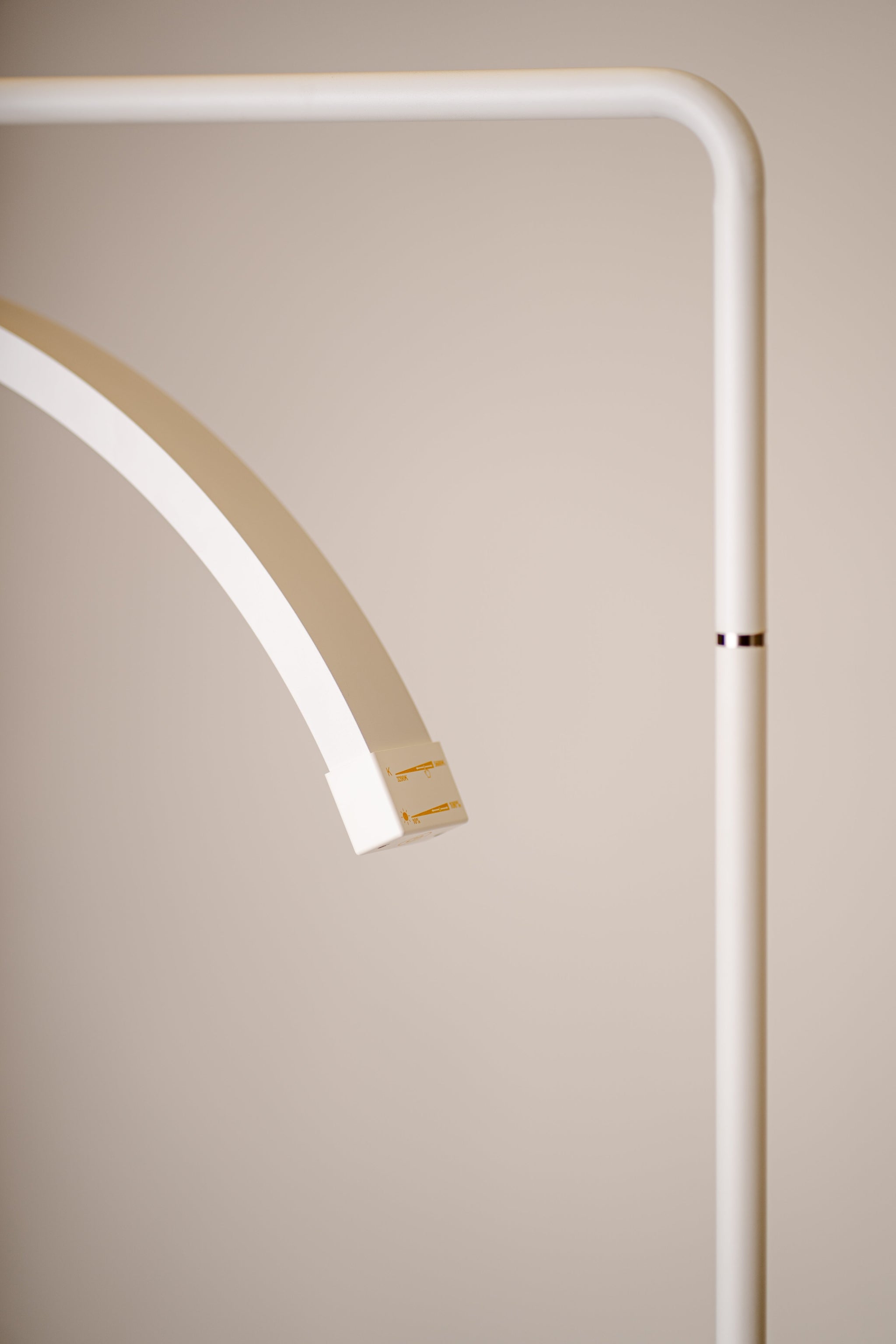 In hoogte verstelbare beautylamp