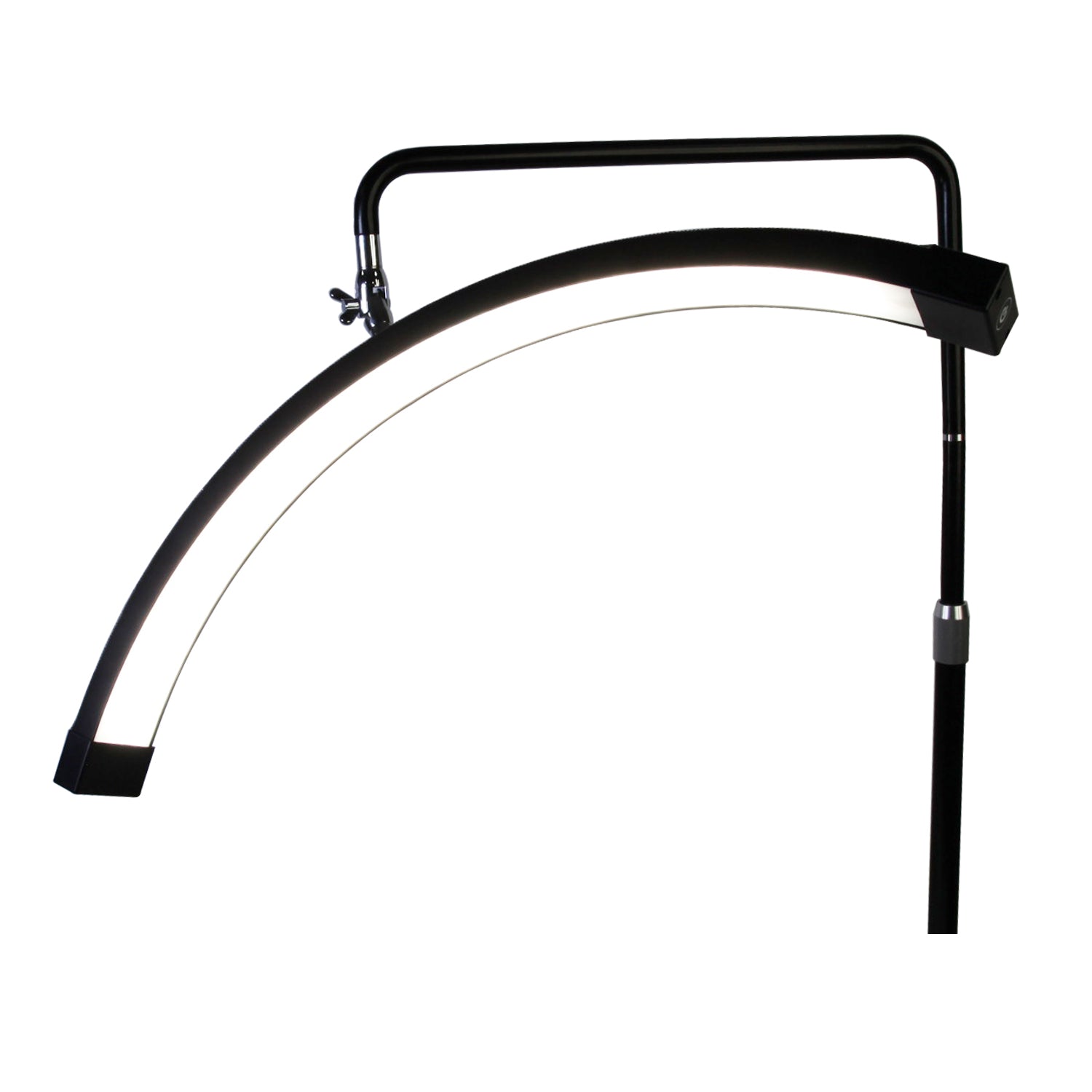 Half Moon Beauty Desk Nagellamp 25" - Klembevestiging, Uitschuifbaar