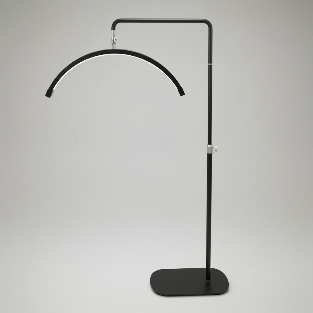 Multi-Angle Half Moon Lamp - Professionele LED-schoonheidslamp 28 inch | RJ Moon Pro X