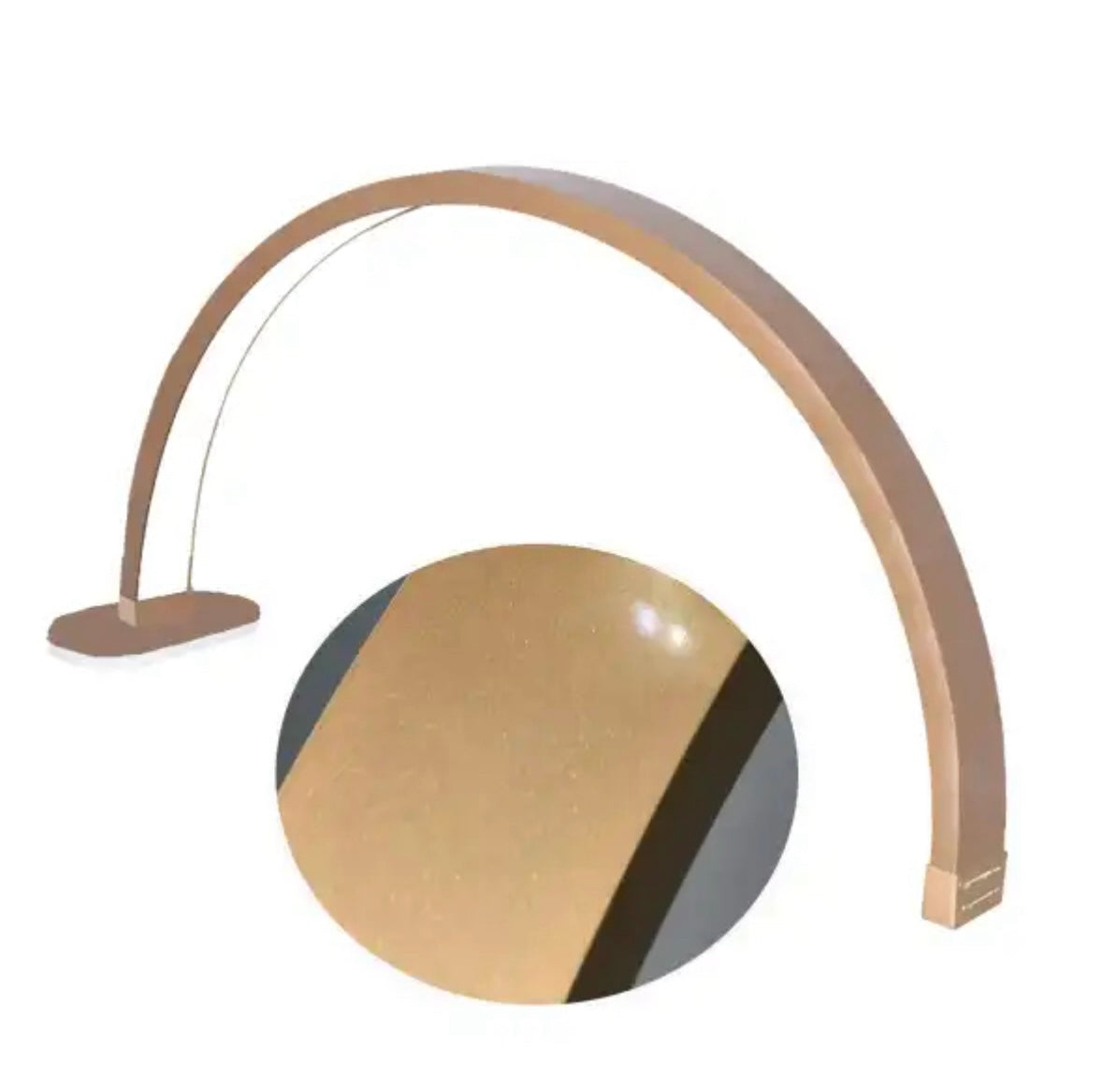 Halve maan bureaulamp 30" - Vrijstaande LED nagellamp