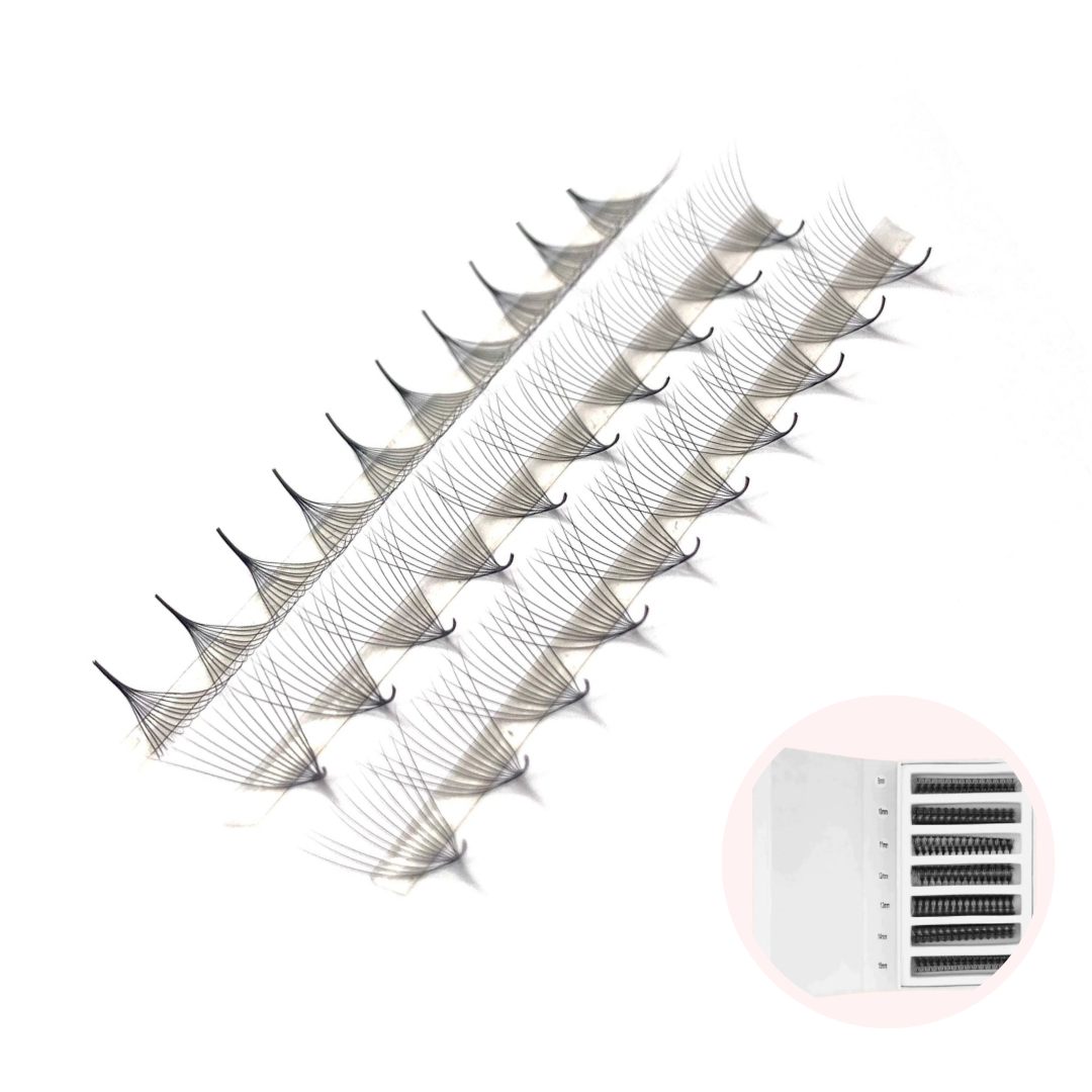 14D, RJ Snelheidsventilatoren, Gemengde Lengte 9mm-15mm (800 Ventilatoren) D Krul