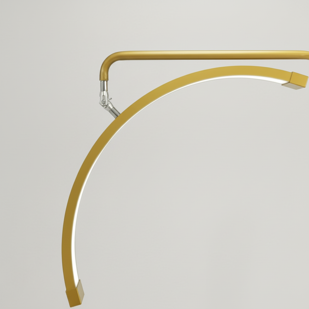 Multi-Angle Half Moon Lamp - Professionele LED-schoonheidslamp 28 inch | RJ Moon Pro X