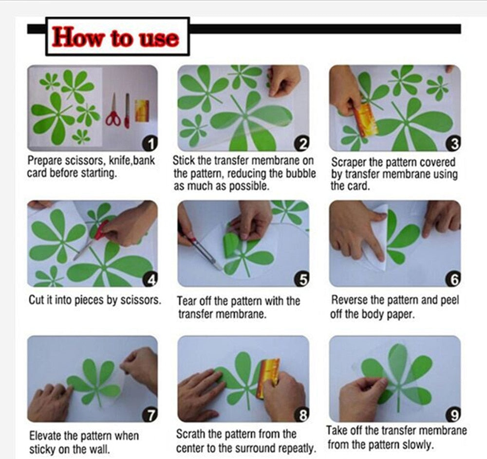 Aangepaste Vinyl Muursticker